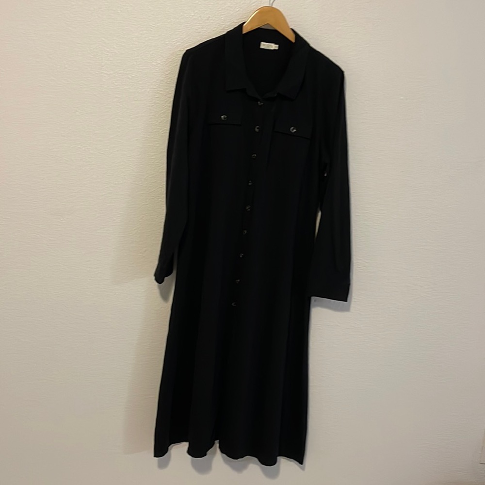 Spartina long black dress - size XXL